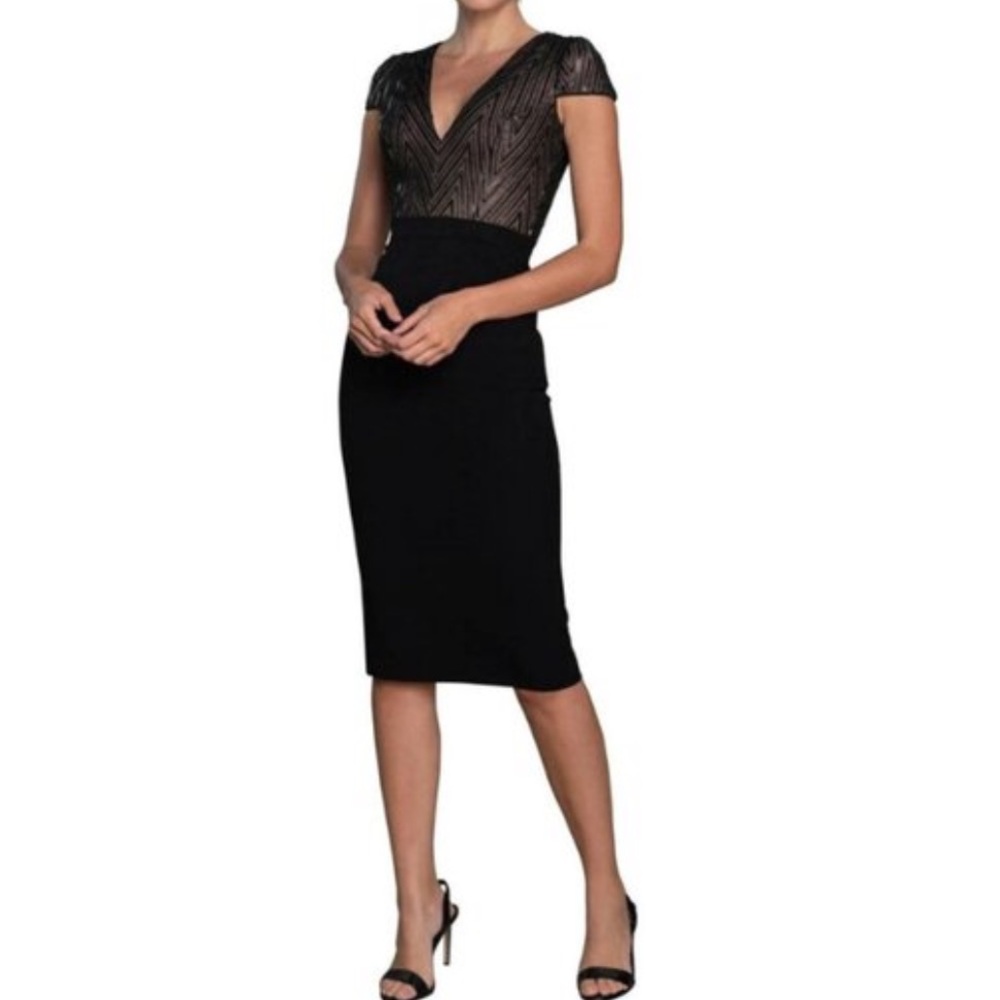 Dress the Population Black Sheath Dress